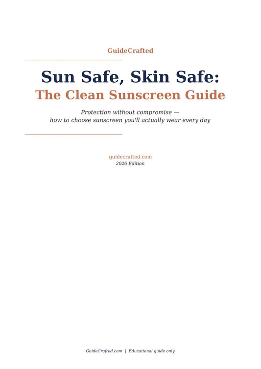The Clean Sunscreen Guide — sample page 1