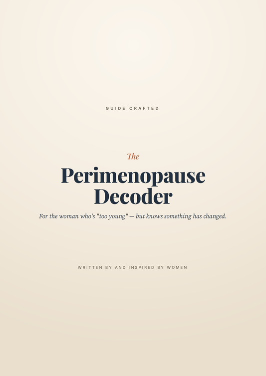 The Perimenopause Decoder — sample page 1