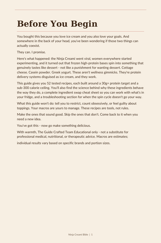 The Ninja Creami Bible — sample page 2