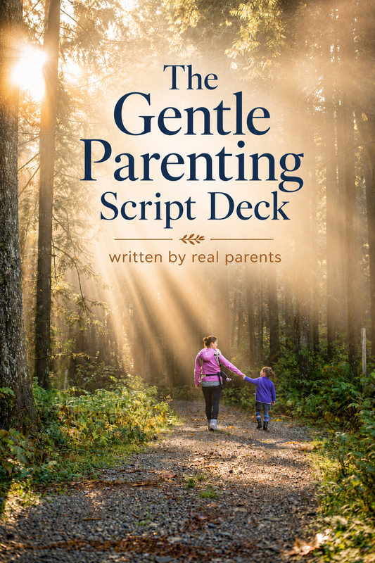 The Gentle Parenting Script Deck — PDF guide cover | GuideCrafted