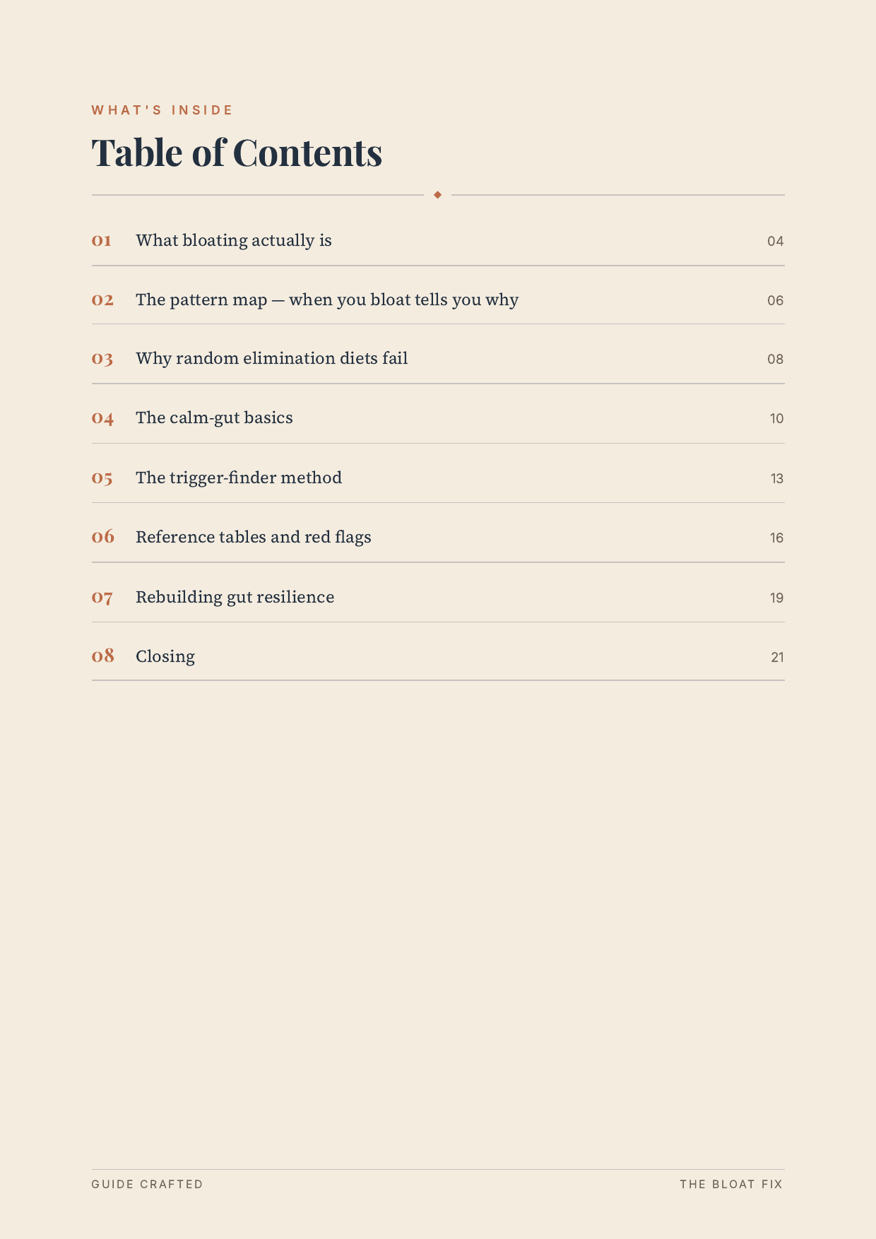 The Bloat Fix — sample page 3