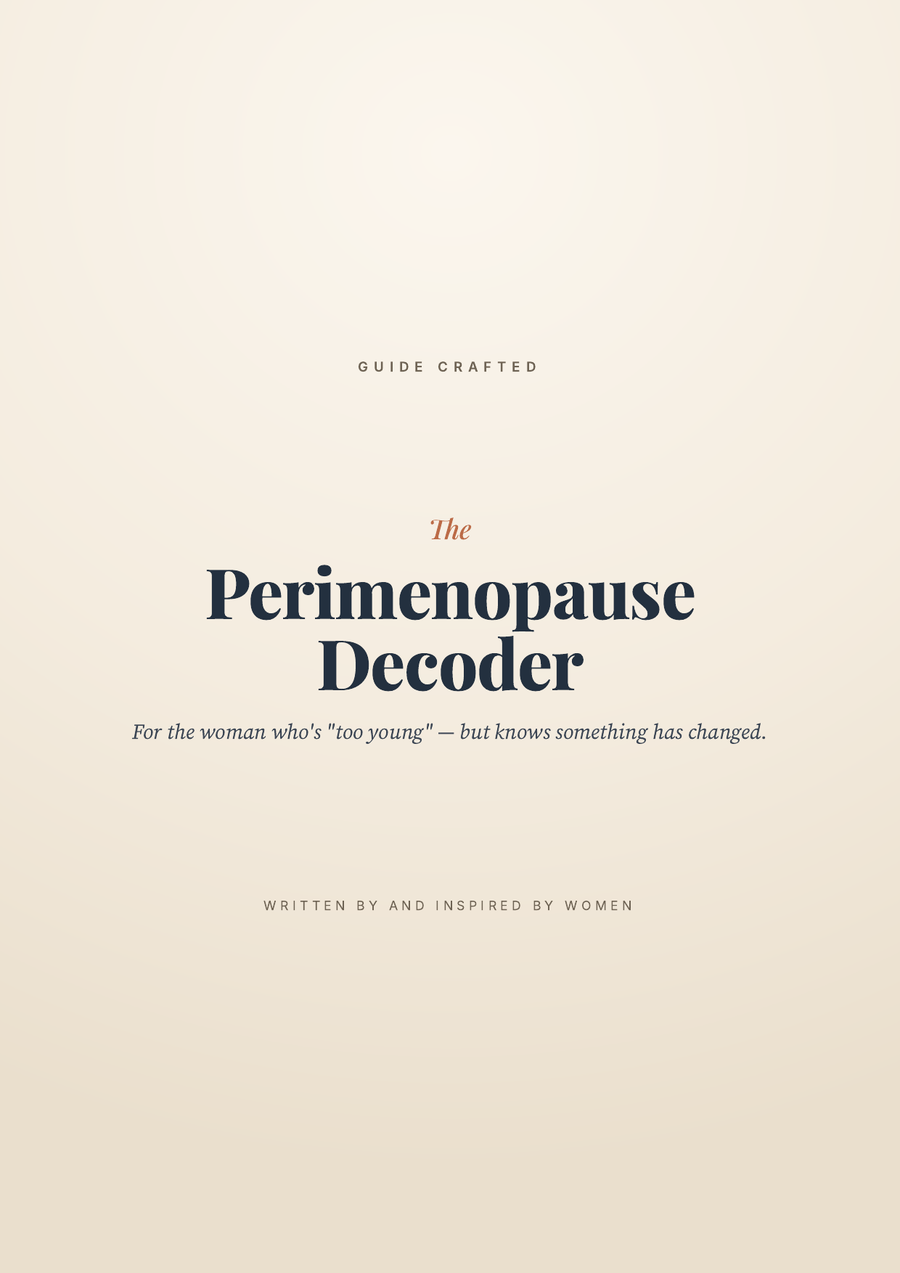 The Perimenopause Decoder — sample page 1