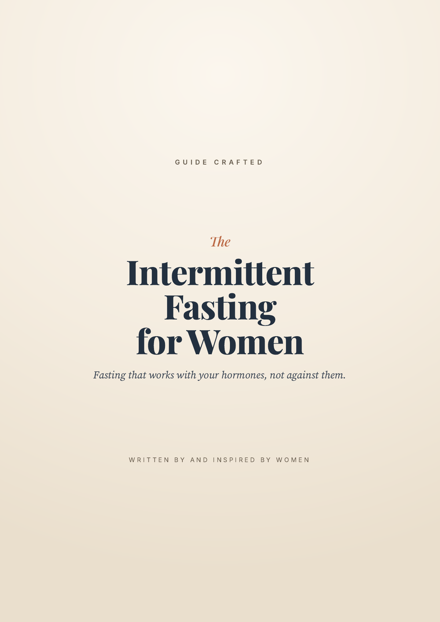 Intermittent Fasting for Women — sample page 1
