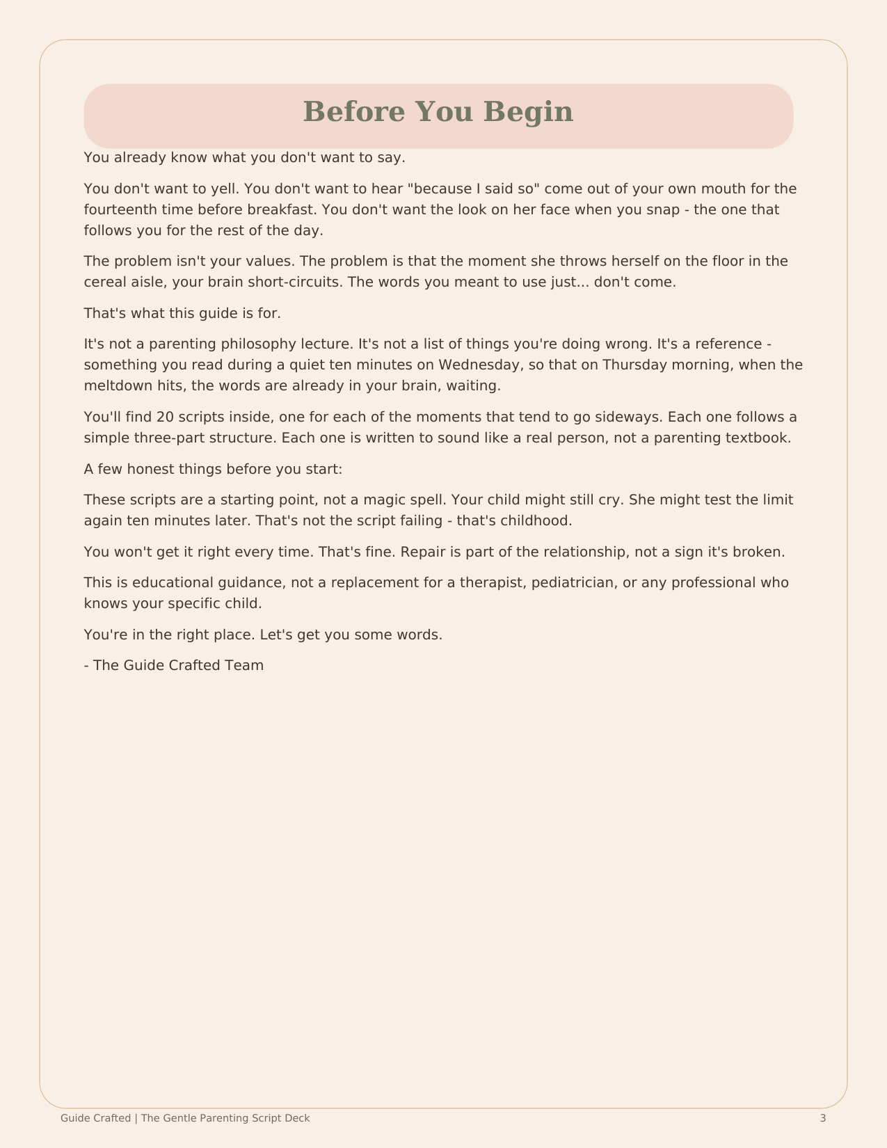 The Gentle Parenting Script Deck — sample page 2