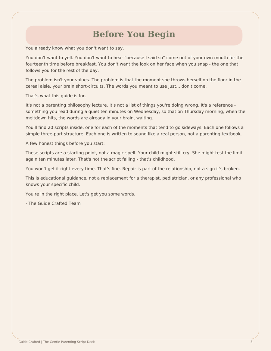 The Gentle Parenting Script Deck — sample page 2
