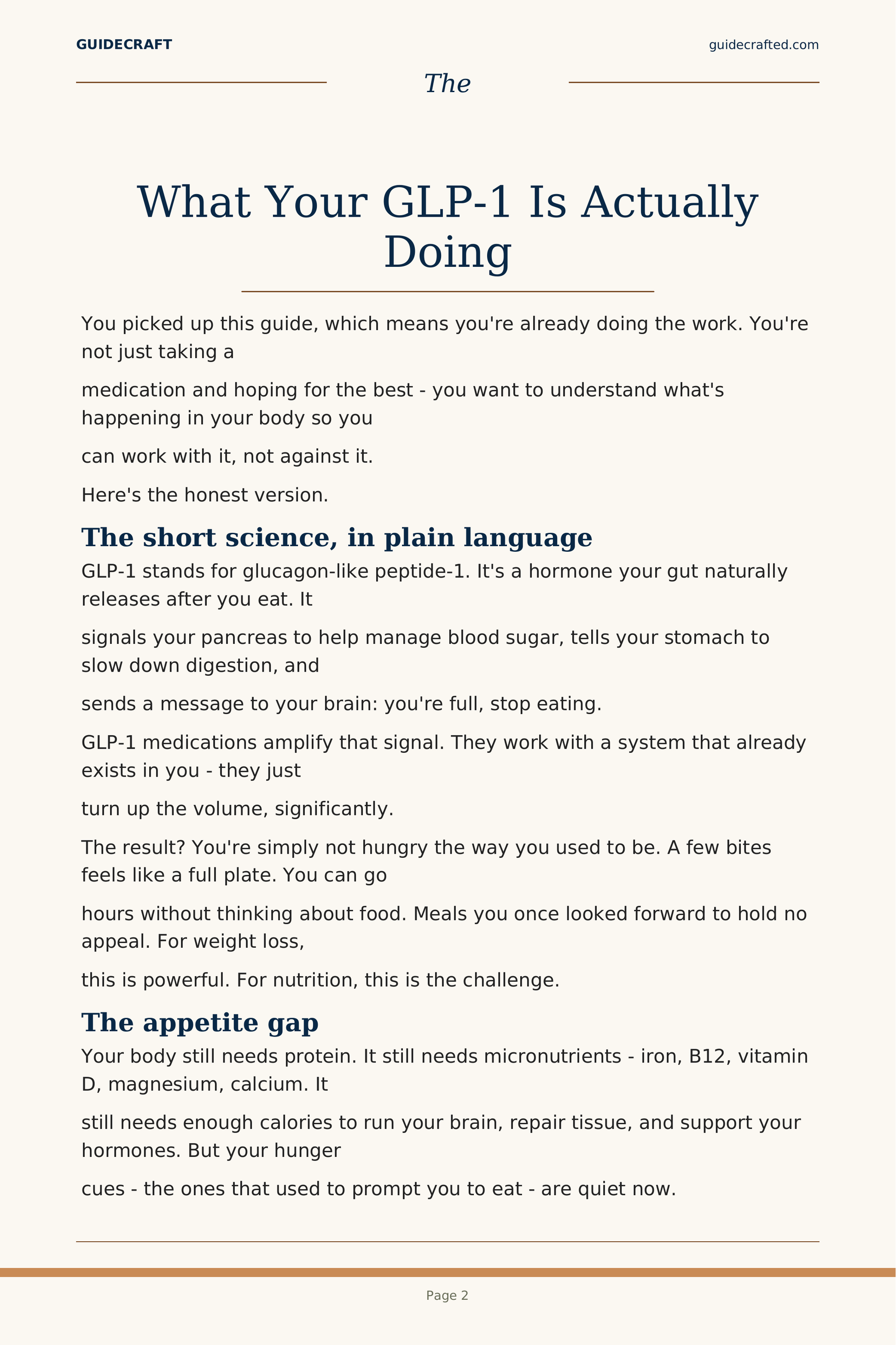 The GLP-1 Companion — sample page 3