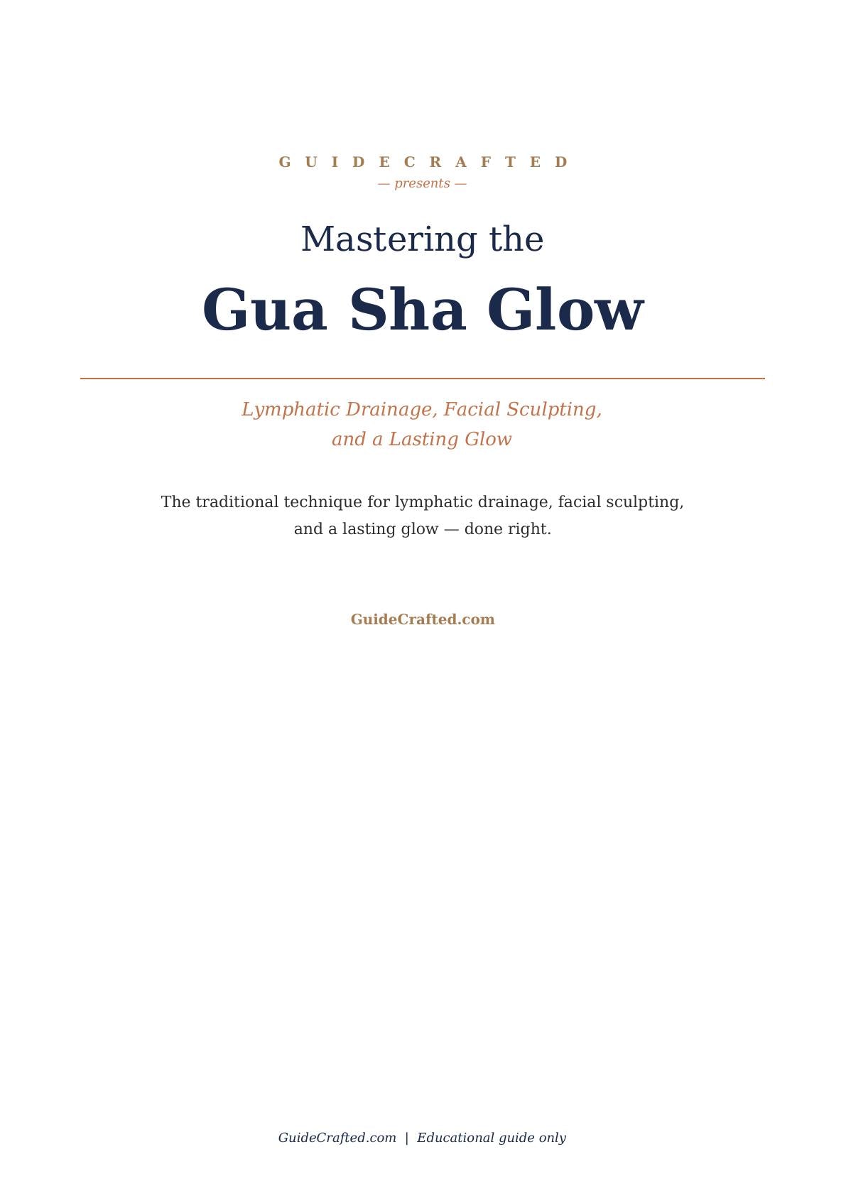 Mastering the Gua Sha Glow — sample page 1