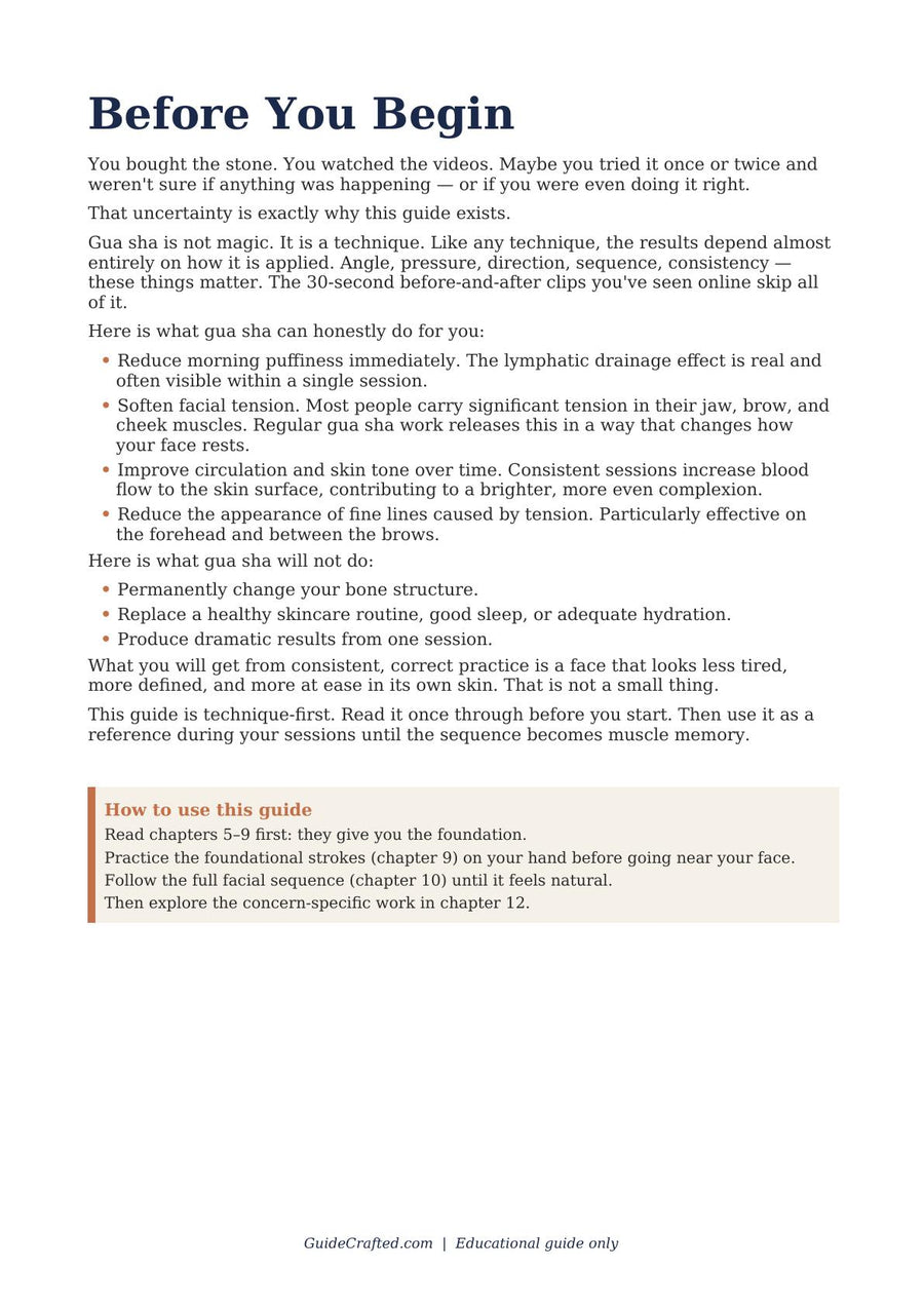 Mastering the Gua Sha Glow — sample page 2