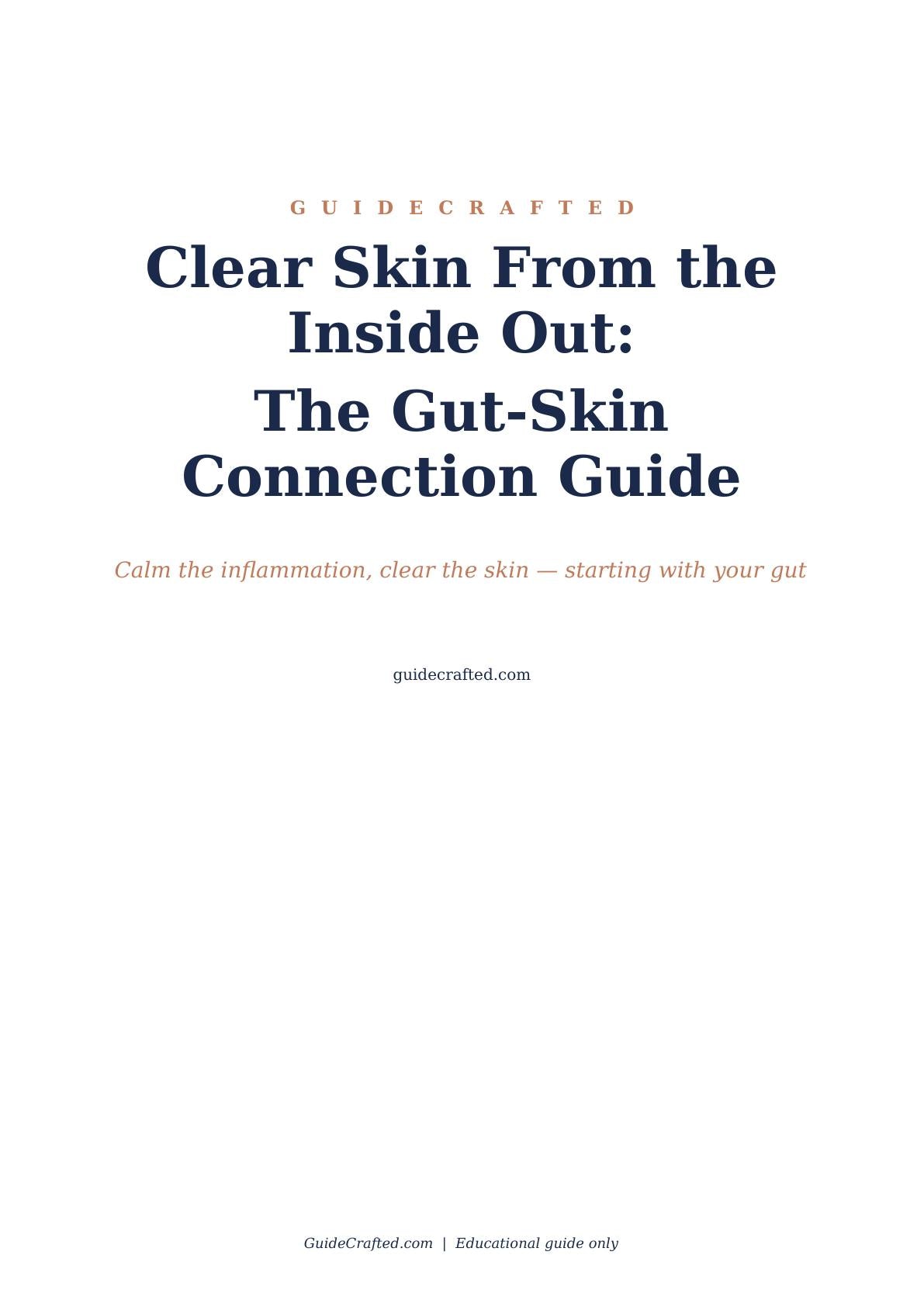 Clear Skin From the Inside Out — sample page 1