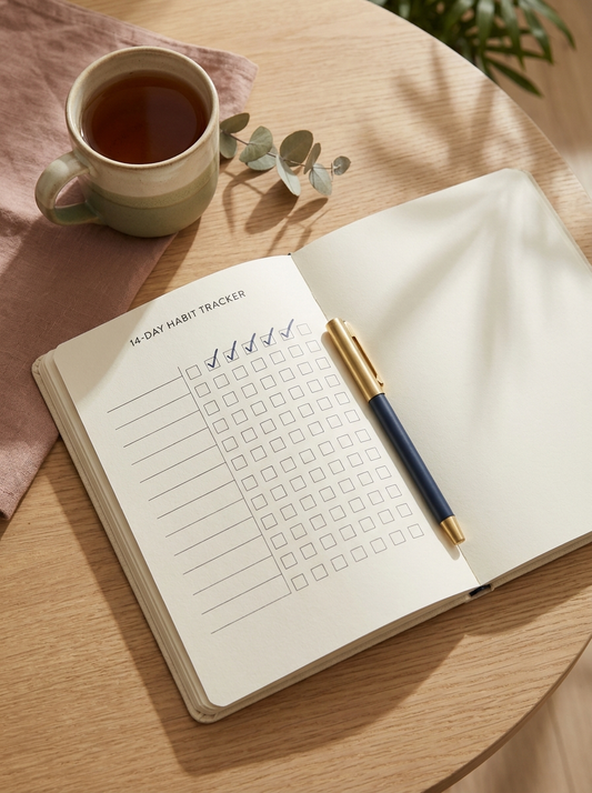 The 14-Day Cortisol Reset Tracker — cover