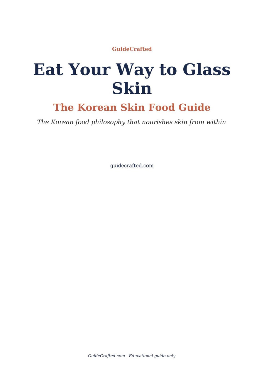 The Korean Skin Food Guide — sample page 1