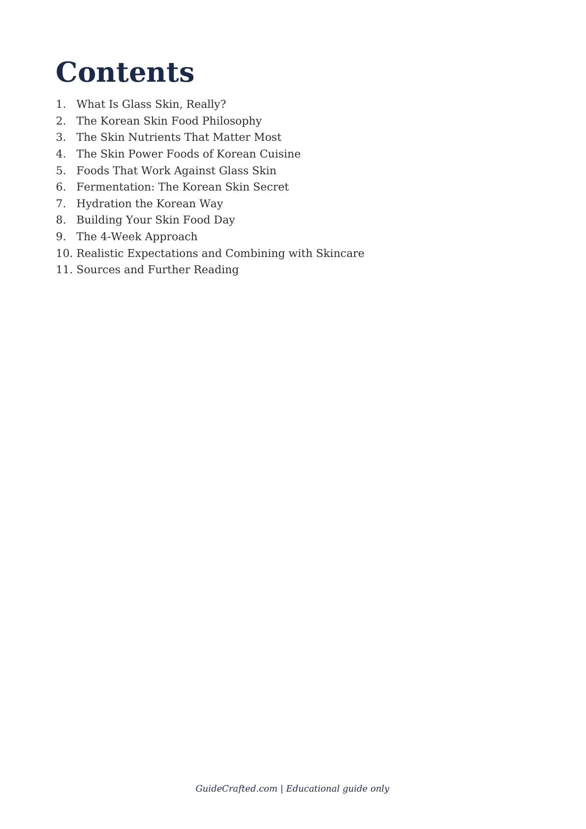 The Korean Skin Food Guide — sample page 3