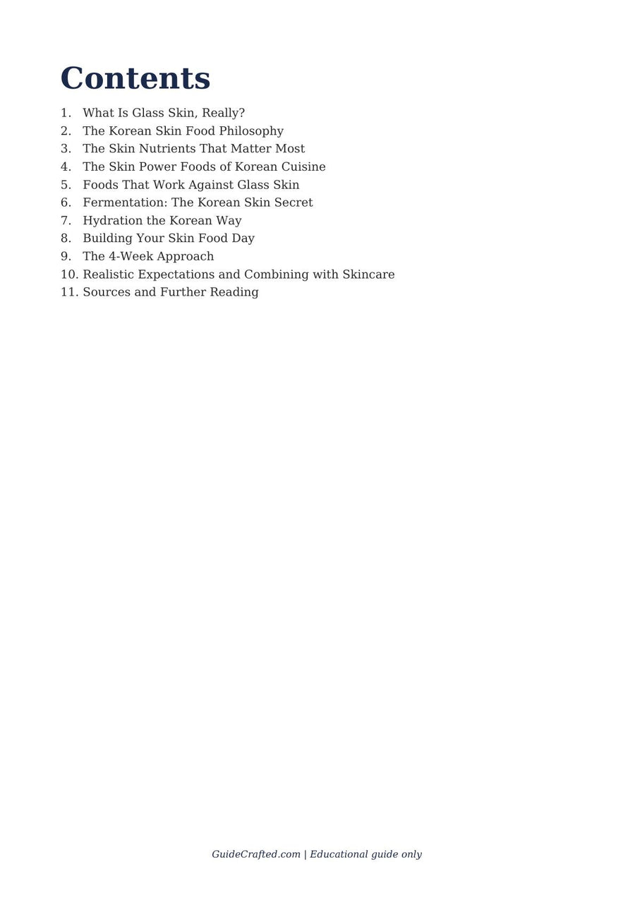 The Korean Skin Food Guide — sample page 3
