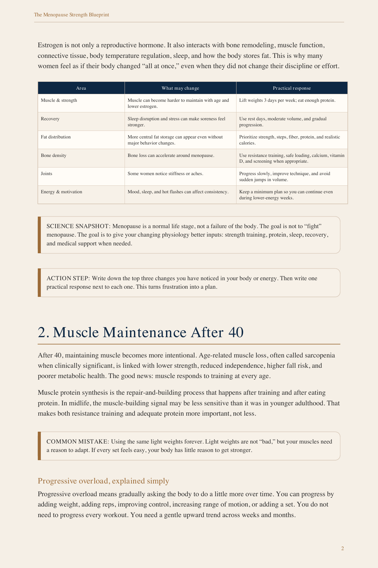 The Menopause Strength Blueprint — sample page 2