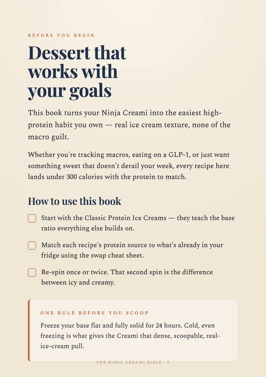 The Ninja Creami Bible — sample page 2