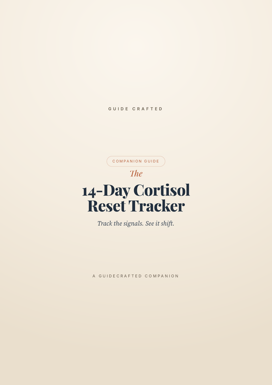 The 14-Day Cortisol Reset Tracker — cover