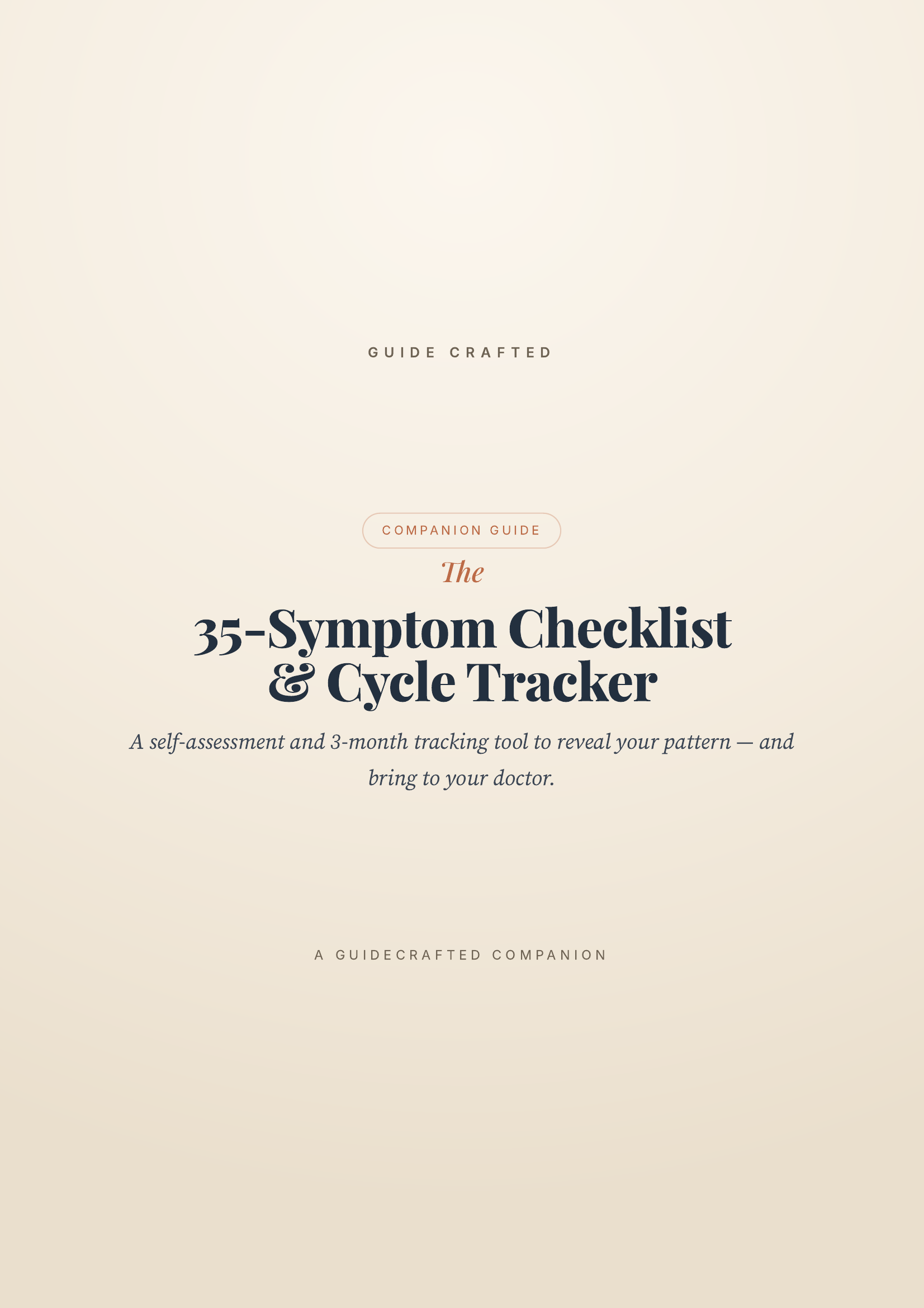 The 35-Symptom Checklist & Cycle Tracker — cover