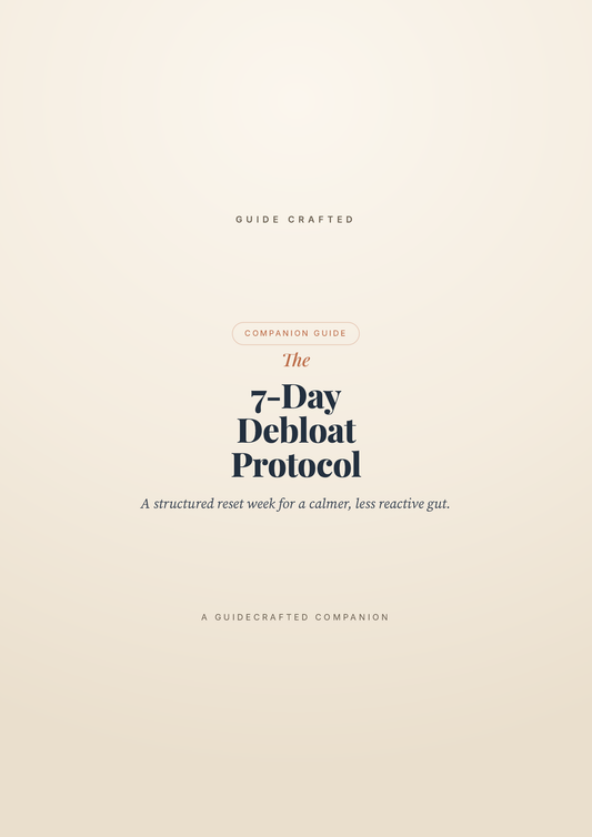 The 7-Day Debloat Protocol — cover