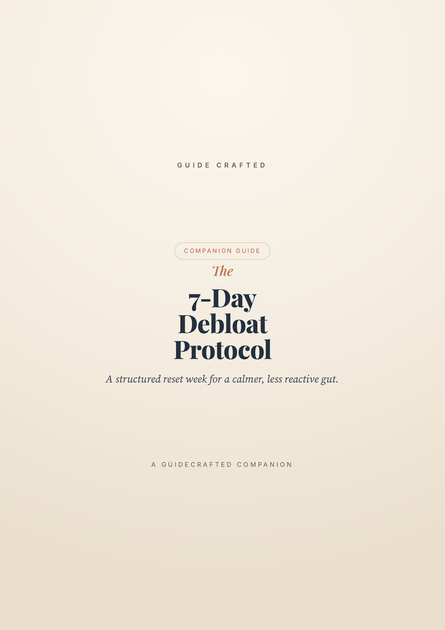 The 7-Day Debloat Protocol — cover