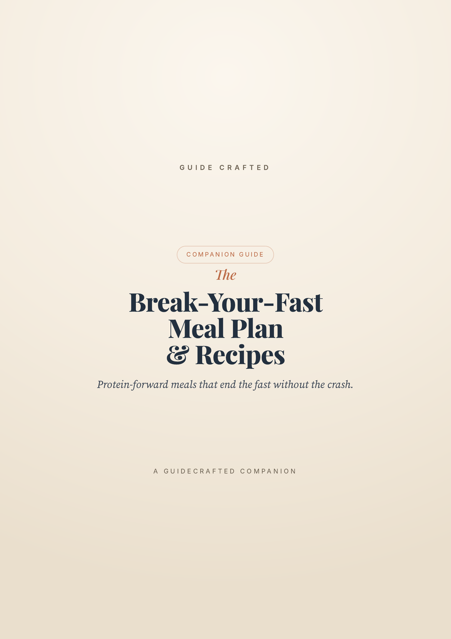 The Break-Your-Fast Meal Plan & Recipes — cover