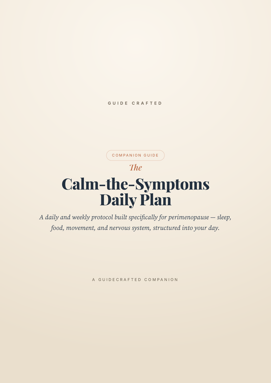 The Calm-the-Symptoms Daily Plan — cover