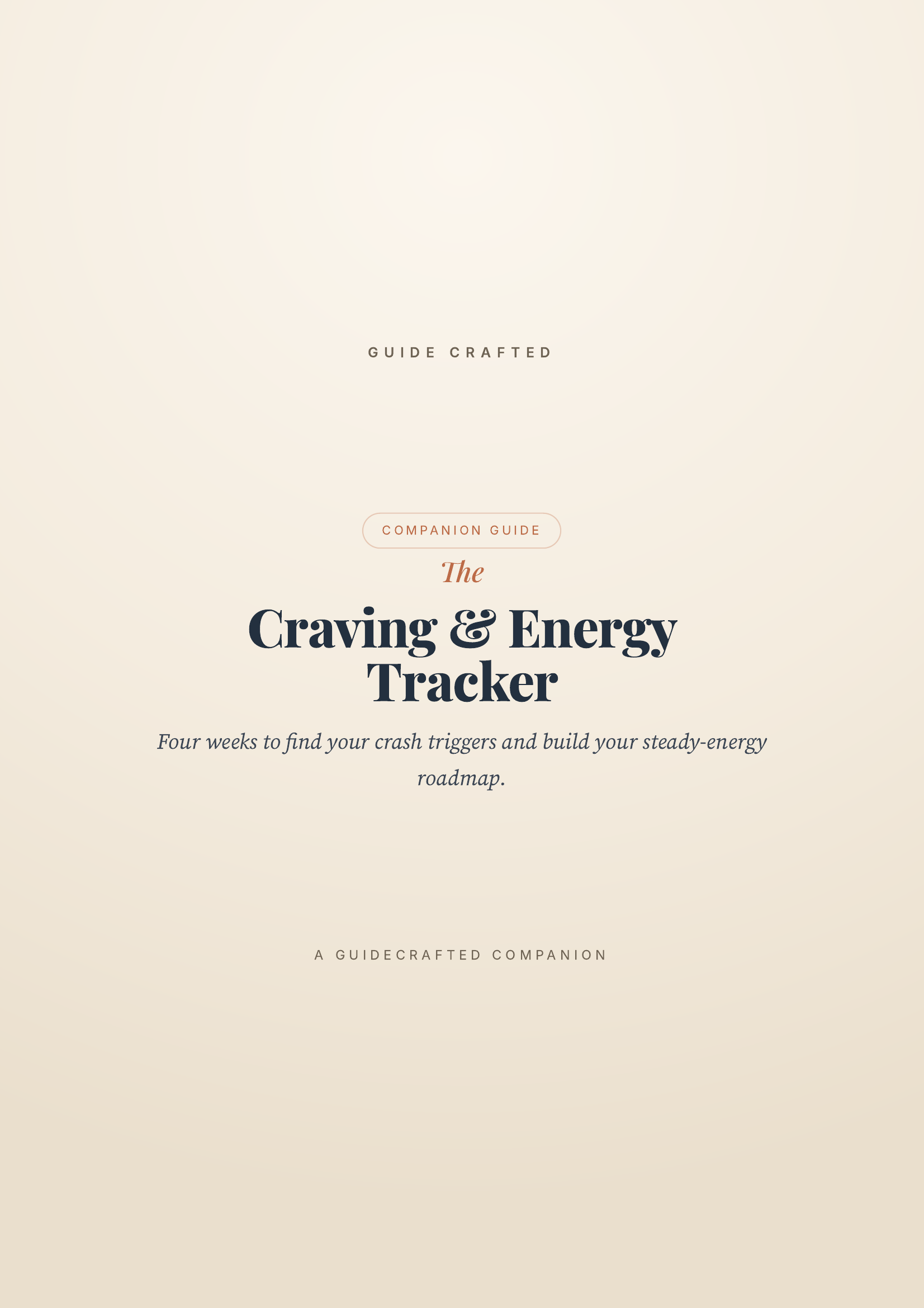 The Craving & Energy Tracker — cover