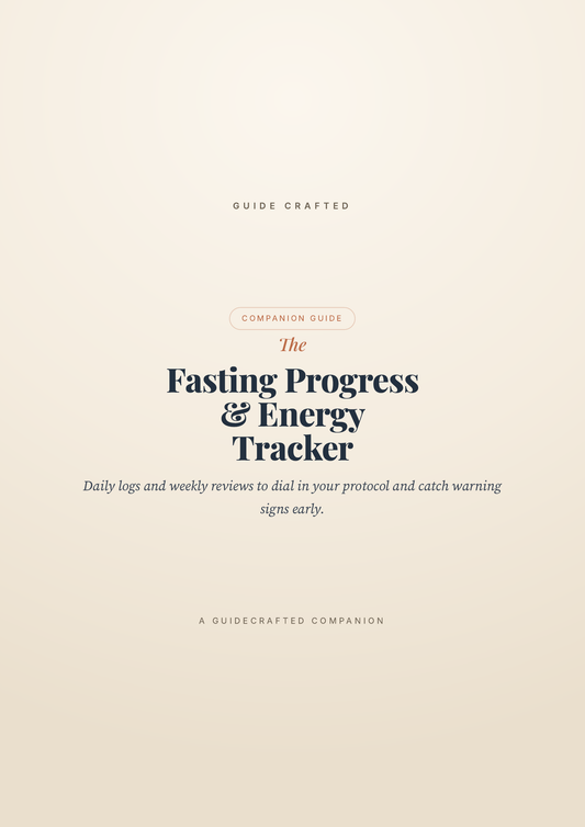 The Fasting Progress & Energy Tracker — cover