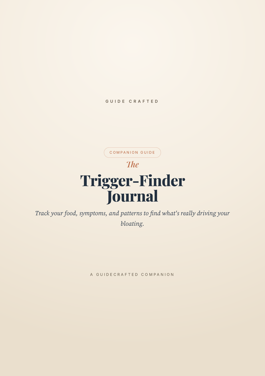 The Trigger-Finder Food & Symptom Journal — cover